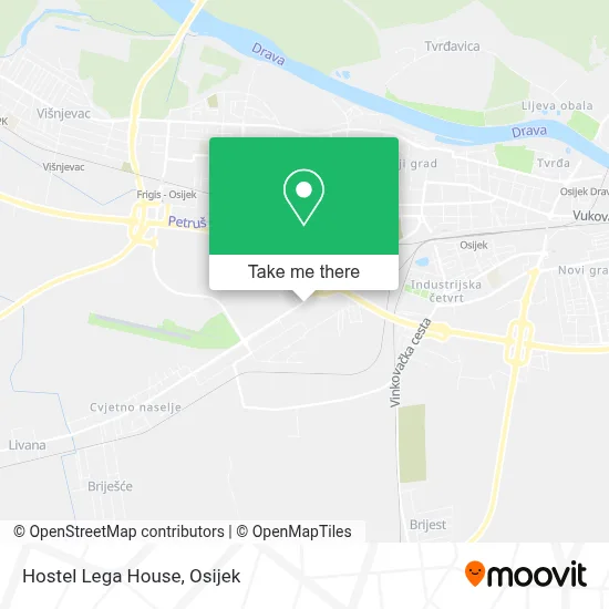 Hostel Lega House map