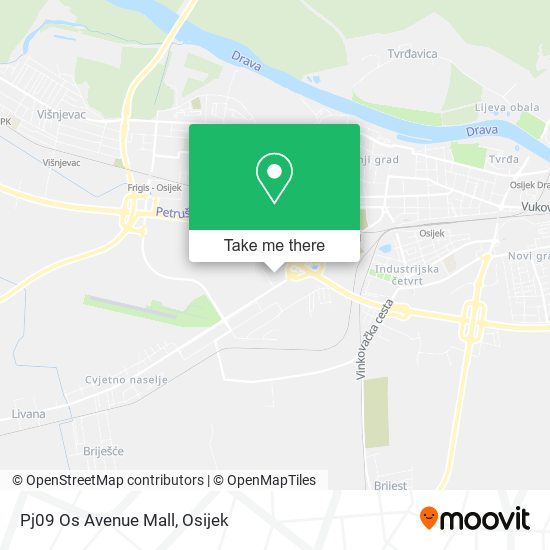 Pj09 Os Avenue Mall map