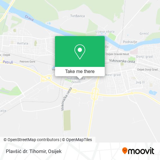 Plavšić dr. Tihomir map
