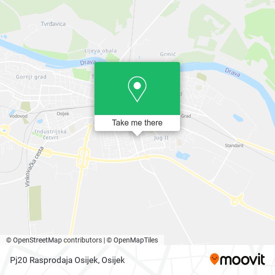 Pj20 Rasprodaja Osijek map