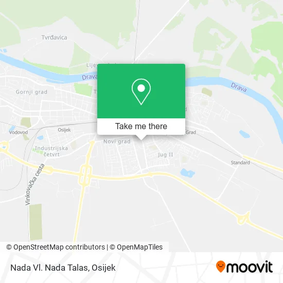 Nada Vl. Nada Talas map