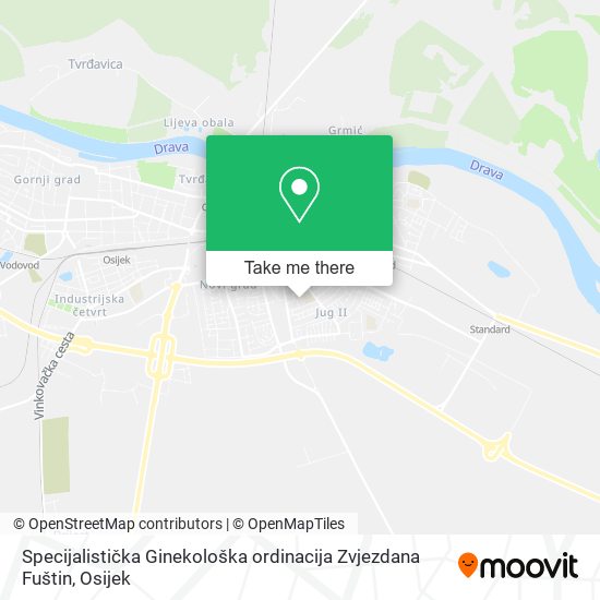 Specijalistička Ginekološka ordinacija Zvjezdana Fuštin map