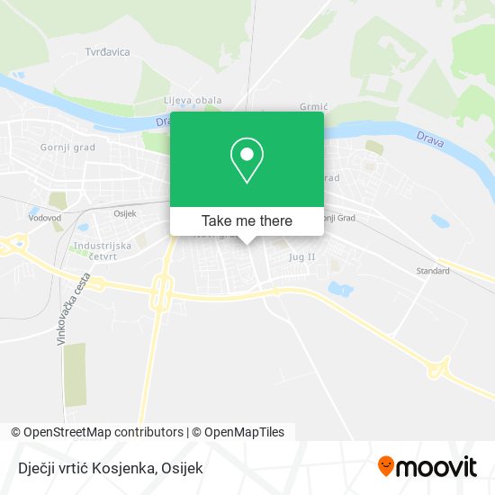 Dječji vrtić Kosjenka map