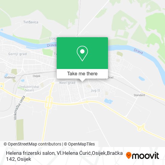 Helena frizerski salon, Vl.Helena Ćurić,Osijek,Bračka 142 map
