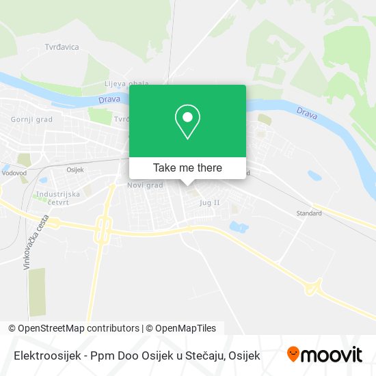 Elektroosijek - Ppm Doo Osijek u Stečaju map