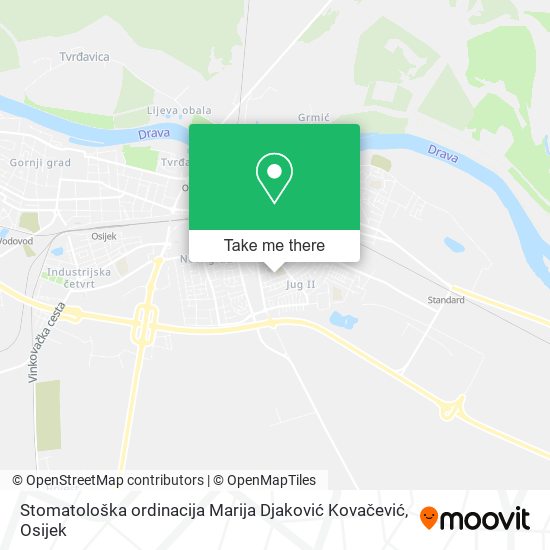 Stomatološka ordinacija Marija Djaković Kovačević map