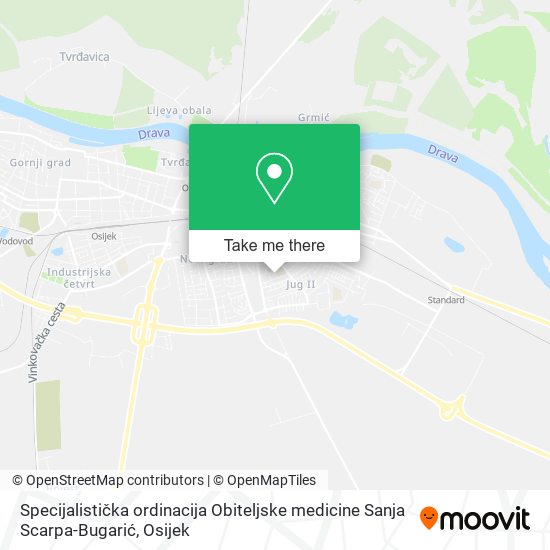 Specijalistička ordinacija Obiteljske medicine Sanja Scarpa-Bugarić map