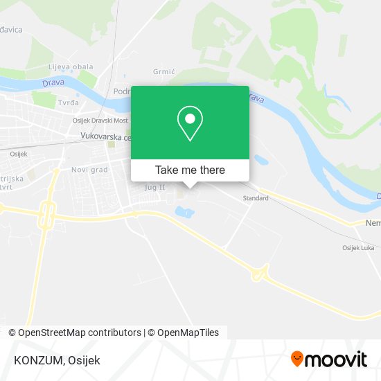 KONZUM map