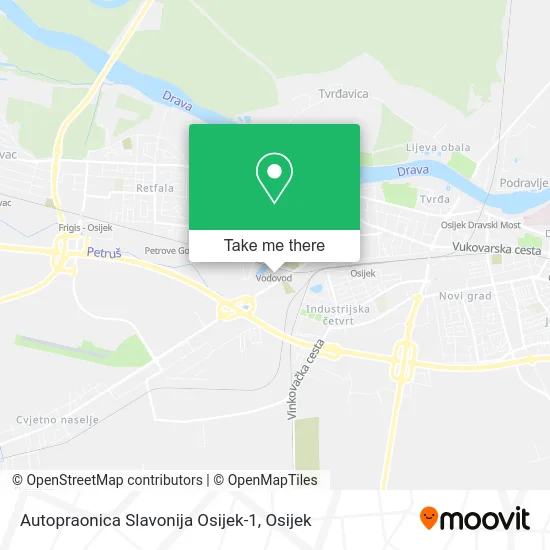 Autopraonica Slavonija Osijek-1 map