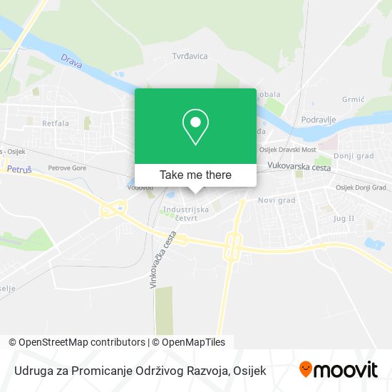 Udruga za Promicanje Održivog Razvoja map