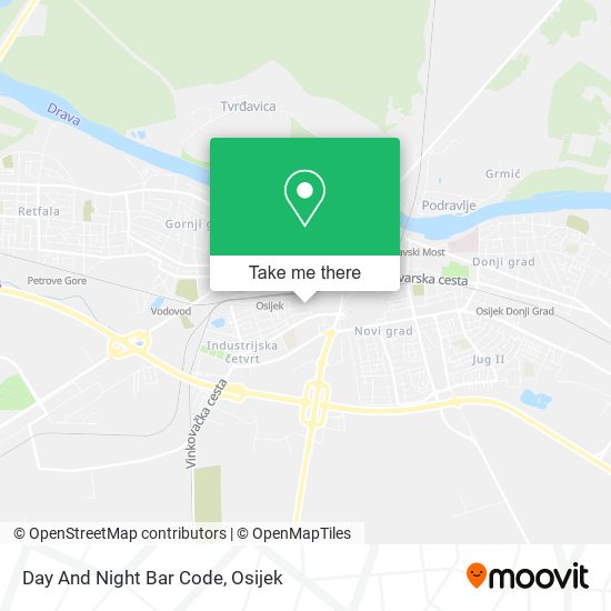 Day And Night Bar Code map