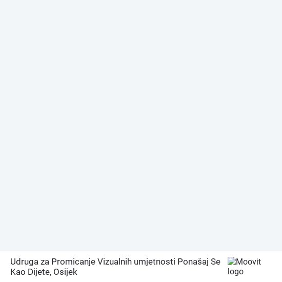 Udruga za Promicanje Vizualnih umjetnosti Ponašaj Se Kao Dijete map