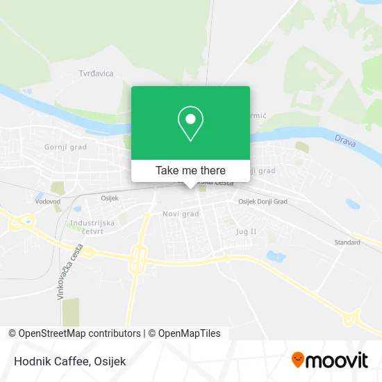 Hodnik Caffee map
