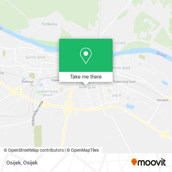 Osijek map