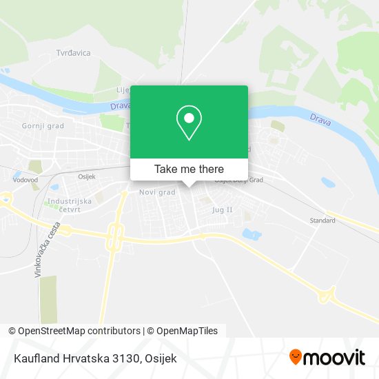 Kaufland Hrvatska 3130 map