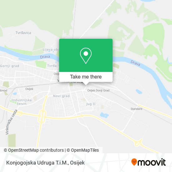 Konjogojska Udruga T.i.M. map