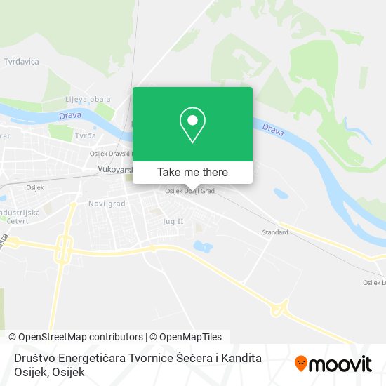 Društvo Energetičara Tvornice Šećera i Kandita Osijek map