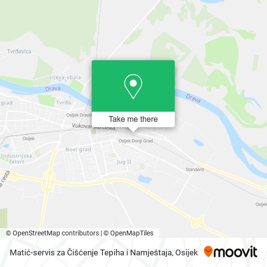 Matić-servis za Čišćenje Tepiha i Namještaja map