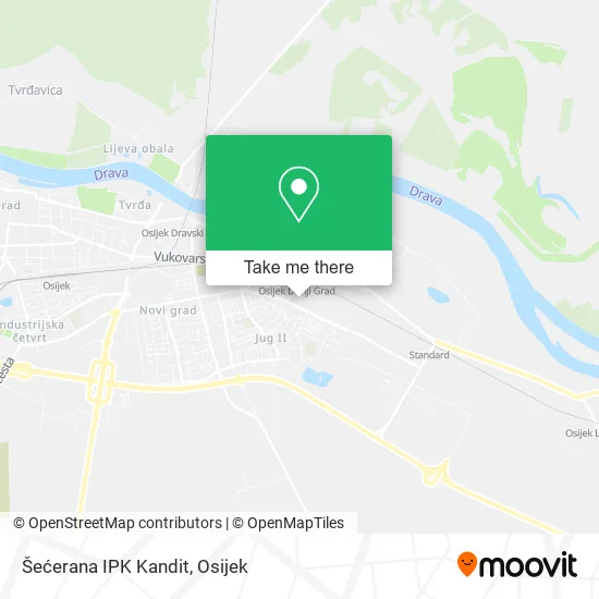 Šećerana IPK Kandit map