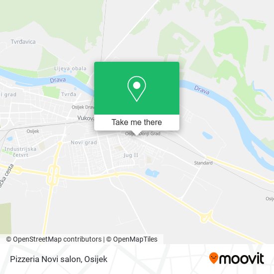 Pizzeria Novi salon map