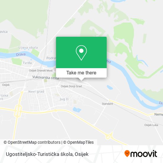 Ugostiteljsko-Turistička škola map