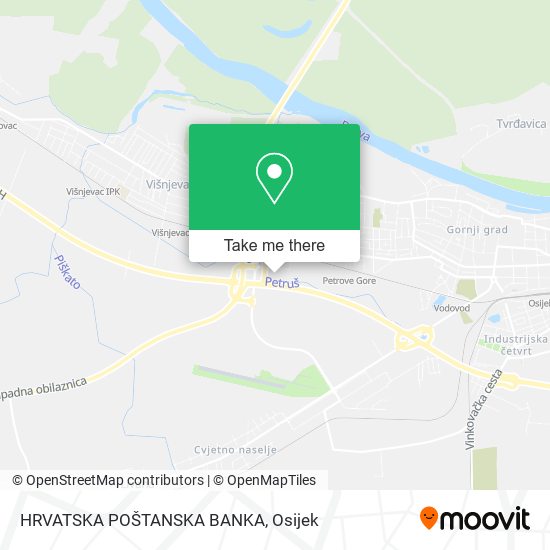 HRVATSKA POŠTANSKA BANKA map
