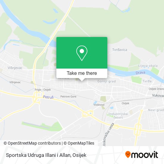 Sportska Udruga Illani i Allan map