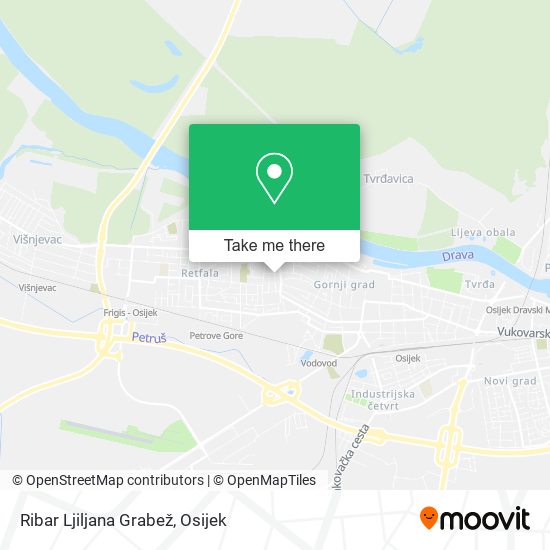 Ribar Ljiljana Grabež map