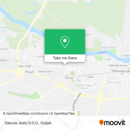 Satovic Auto D.O.O. map