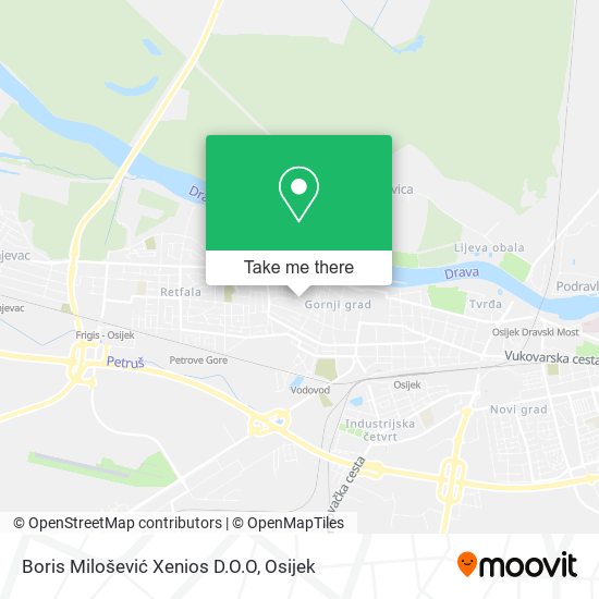 Boris Milošević Xenios D.O.O map