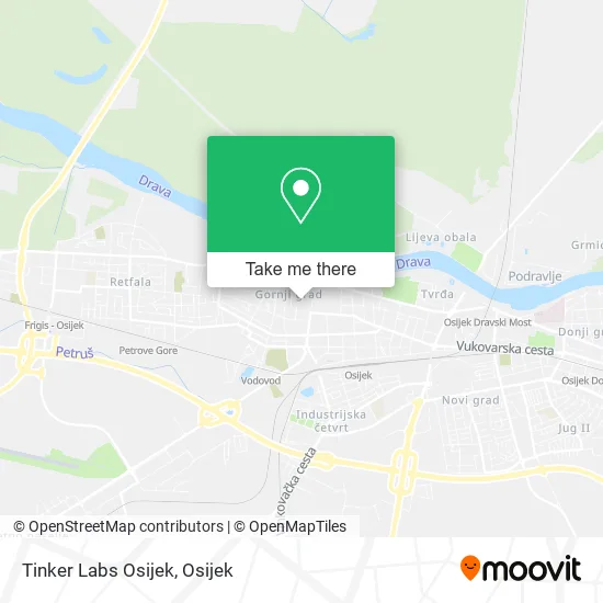 Tinker Labs Osijek map