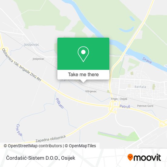 Čordašić-Sistem D.O.O. map