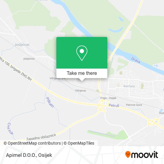 Apimel D.O.O. map