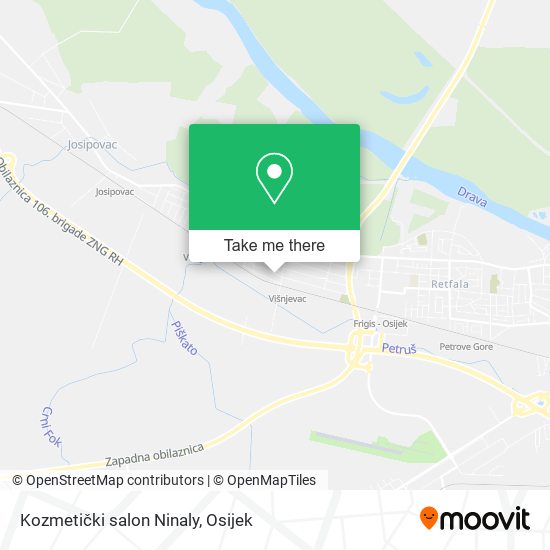 Kozmetički salon Ninaly map