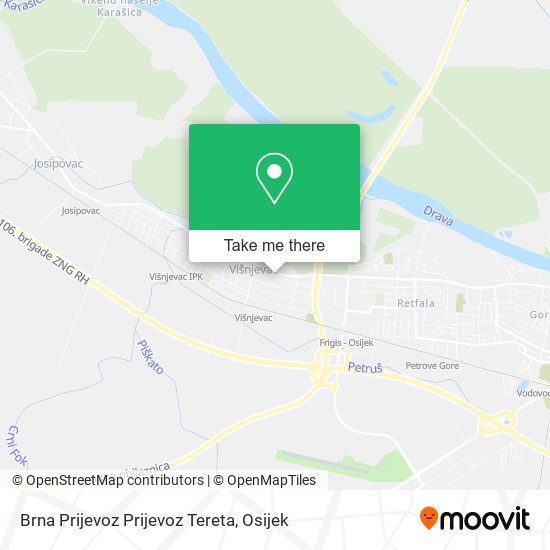 Brna Prijevoz Prijevoz Tereta map