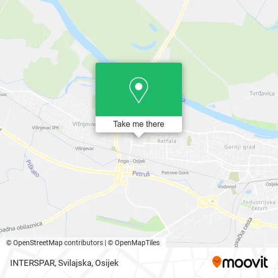 INTERSPAR, Svilajska map