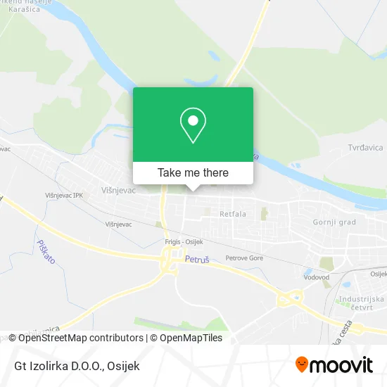 Gt Izolirka D.O.O. map