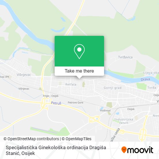 Specijalistička Ginekološka ordinacija Dragiša Stanić map