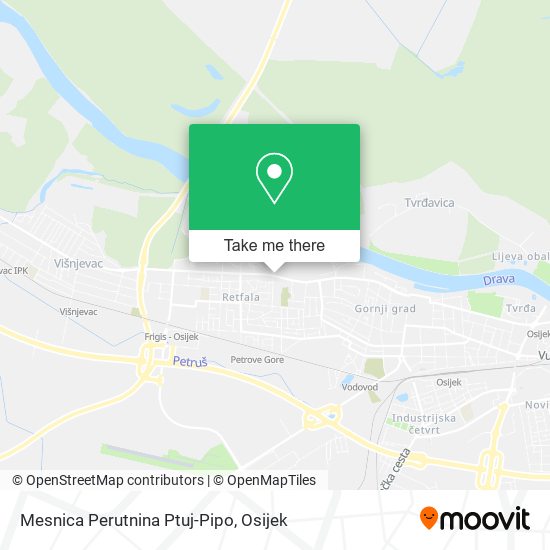 Mesnica Perutnina Ptuj-Pipo map