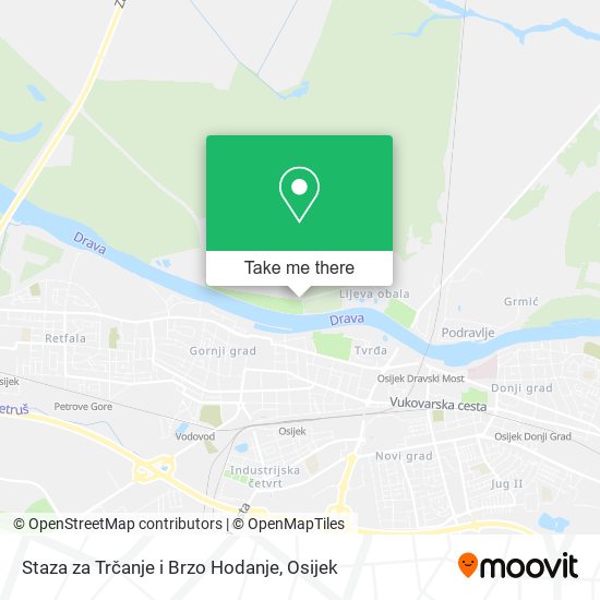 Staza za Trčanje i Brzo Hodanje map