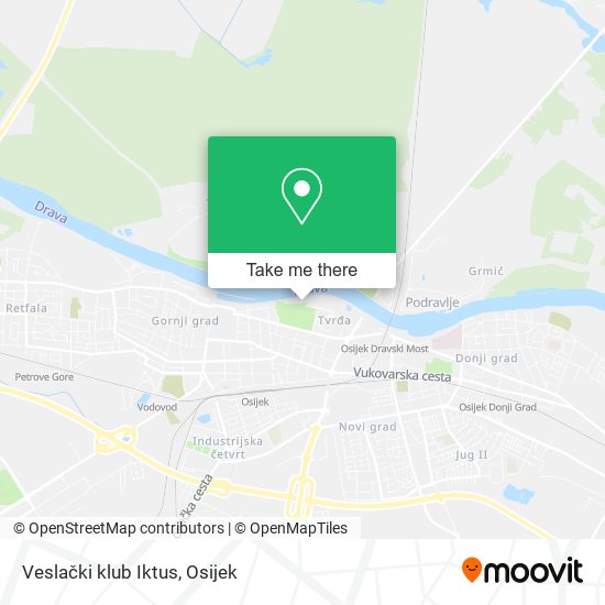 Veslački klub Iktus map