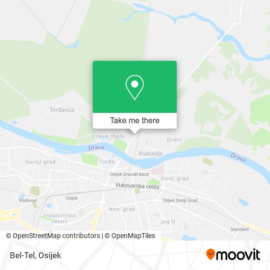 Bel-Tel map