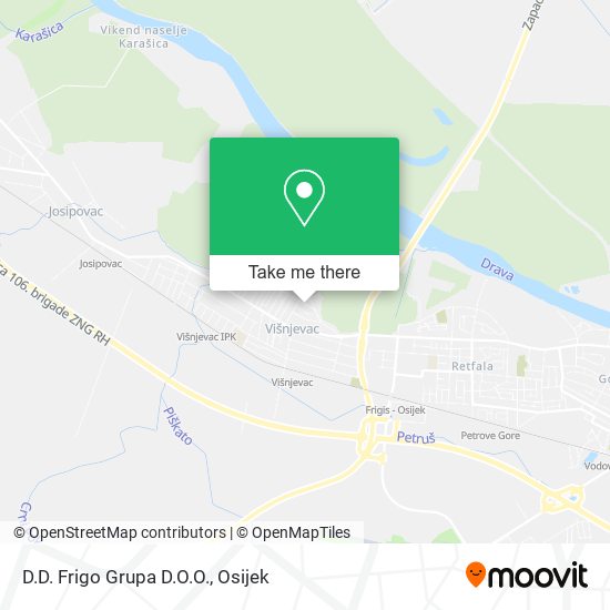 D.D. Frigo Grupa D.O.O. map