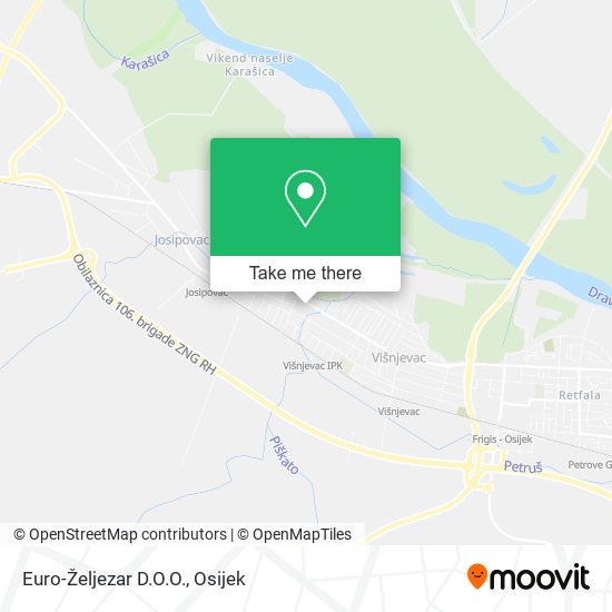 Euro-Željezar D.O.O. map