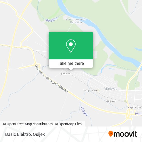 Bašić Elektro map