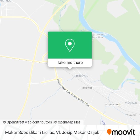 Makar Soboslikar i Ličilac, Vl. Josip Makar map