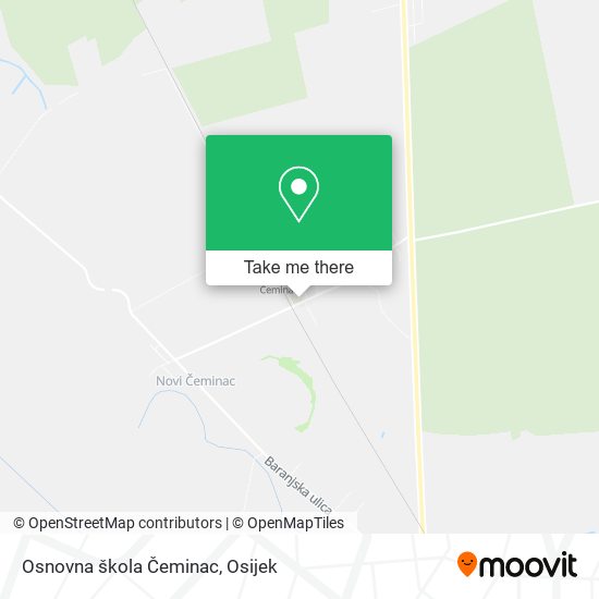 Osnovna škola Čeminac map