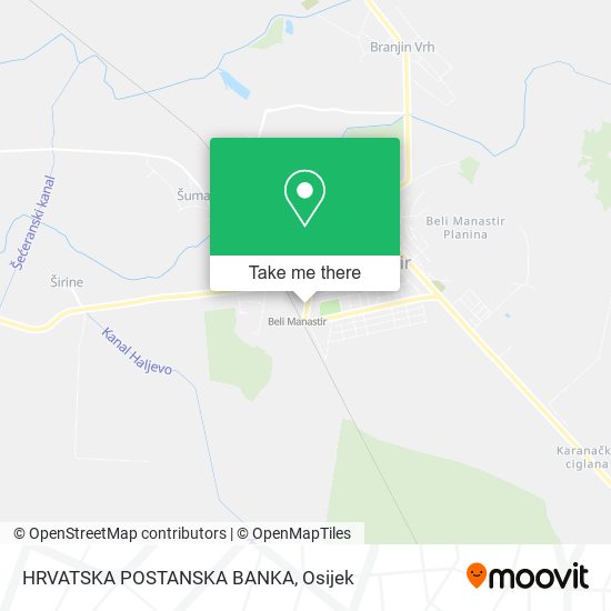 HRVATSKA POSTANSKA BANKA map