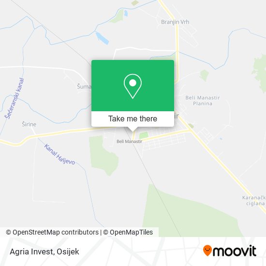 Agria Invest map