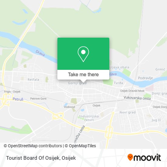 Tourist Board Of Osijek map